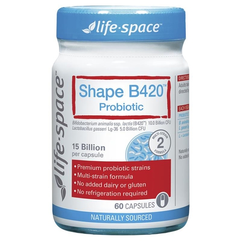 Australian probiotic Life Space Shape B420 Probiotic 60 tablets