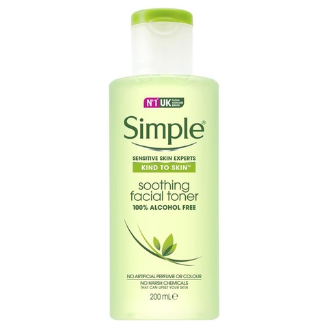 Simple Soothing Facial Toner Kind To Skin 200ml