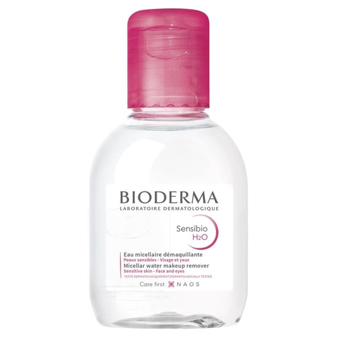 Bioderma pink Sensibio H2O makeup remover for sensitive skin 100ml