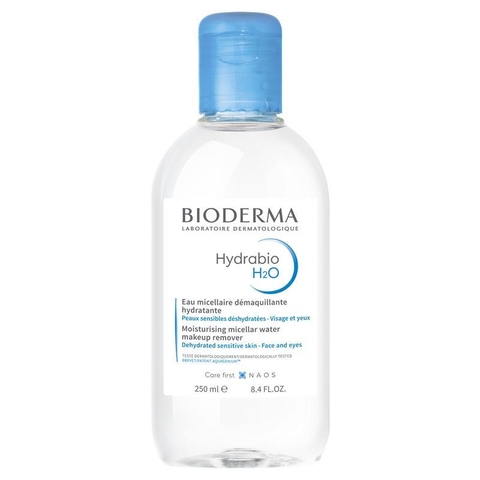 Bioderma blue makeup remover for dry skin Hydrabio H2O 250ml