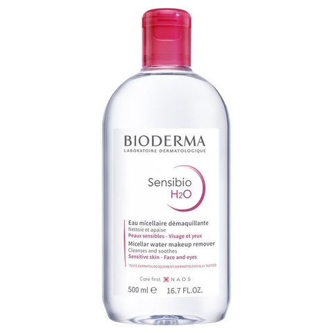 Makeup remover for sensitive skin Bioderma pink Sensibio H2O 500ml