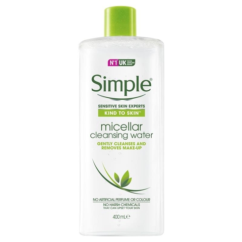 Simple Micellar Cleansing Water for sensitive skin 400ml