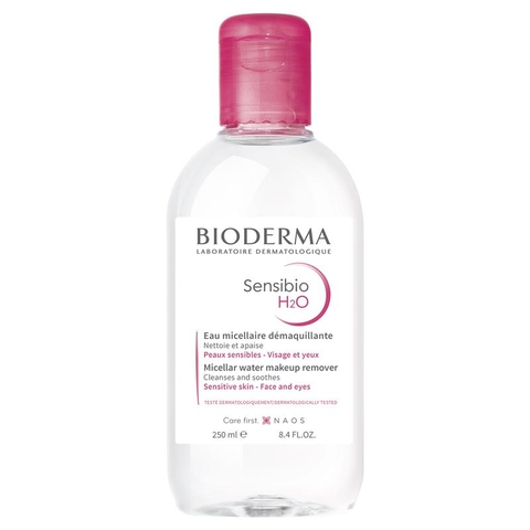 Bioderma pink makeup remover for sensitive skin Sensibio H2O 250ml