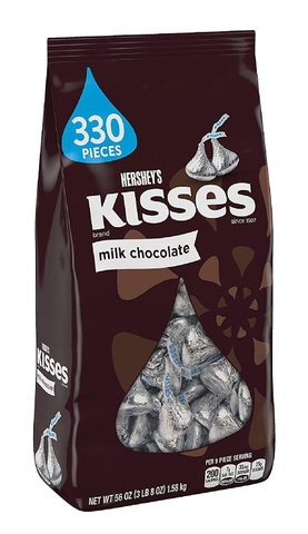 Hershey's Kisses Milk Chocolate 330 pieces 1.58kg