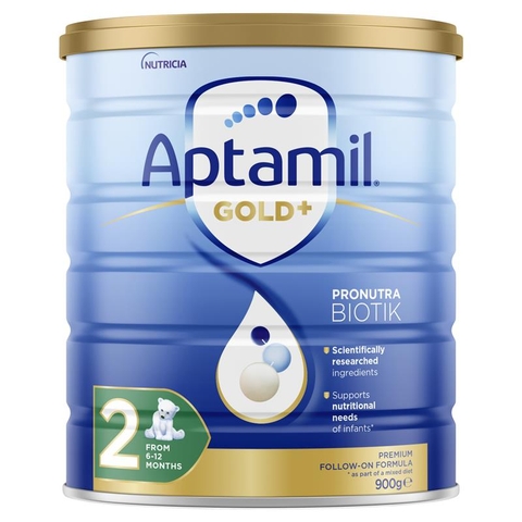 Aptamil Gold Plus Australian Milk No. 2 Follow On Formula 900g (6-12 months)