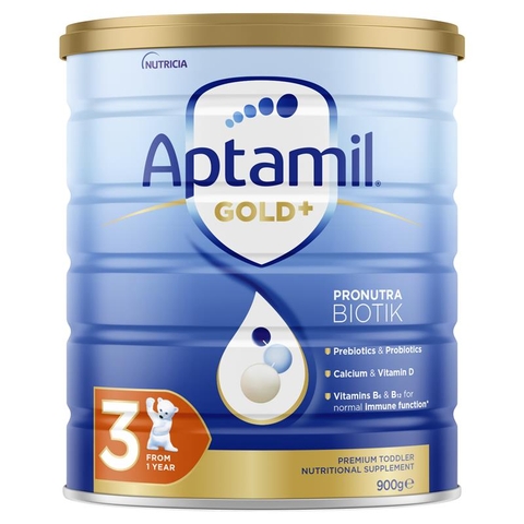 Aptamil Gold+ Australian Milk No. 3 Pronutra+ Toddler 900g (1-3 years old)