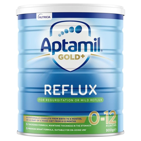 Aptamil Gold+ Reflux milk 900g for children from 0 to 12 months