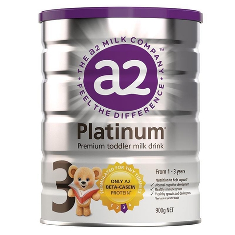 A2 Platinum Milk No. 3 Toddler Milk Drink 900g for children from 1-3 years old