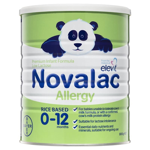 Novalac Allergy Infant Formula Low Lactose Milk 800g (0-12 months)