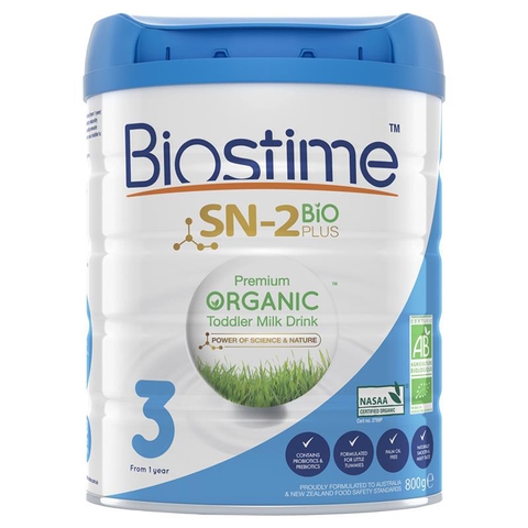 Organic Biostime SN-2 milk No. 3 Premium 800g for children from 1-3 years old