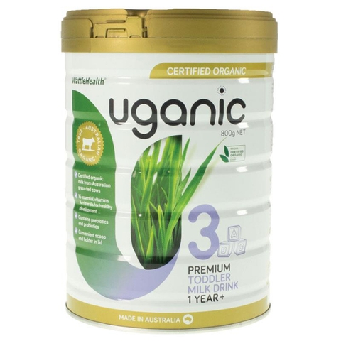 Uganic Organic Milk No. 3 Toddler 800g for children from 1 to 3 years old
