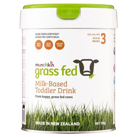 Munchkin Grass Fed No. 3 Milk Based Toddler 730g (1-3 years old)