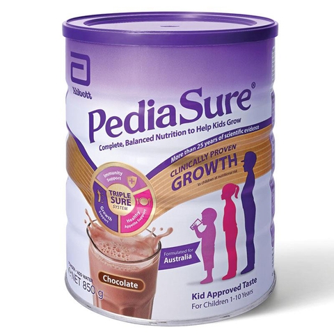 Australian Pediasure milk for babies Chocolate flavor 850g