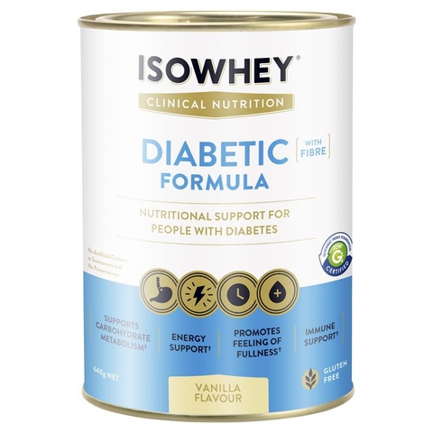 IsoWhey Clinical Nutrition Diabetic Vanilla 640g