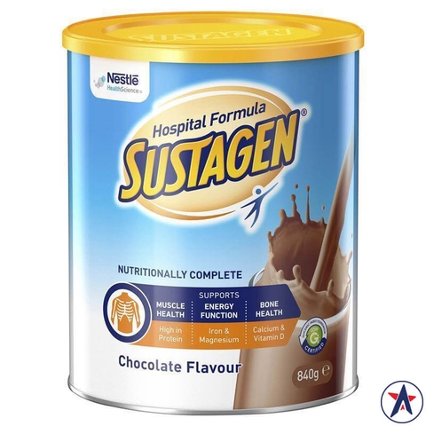Sustagen Hospital Formula nutritional milk chocolate flavor 840g