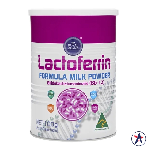 Royal Australian Royal Milk Royal AUSNZ Lactoferrin Formula Milk Powder with Probiotic 100g (2g x 50 packs)