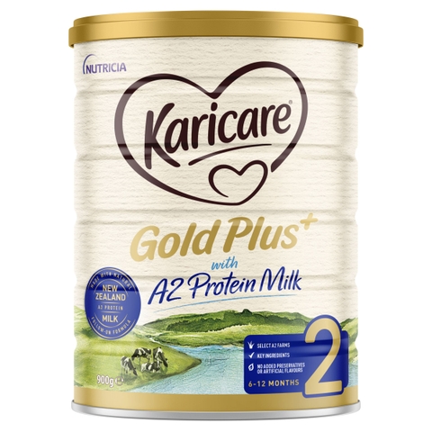 Karicare Gold Plus A2 Protein Milk No. 2 Follow On 900g (6-12 months)