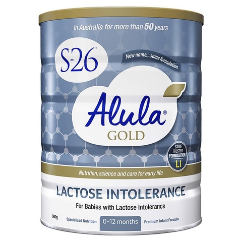 S26 Gold Alula LI Lactose Intolerance Milk 900g (0-12 months)