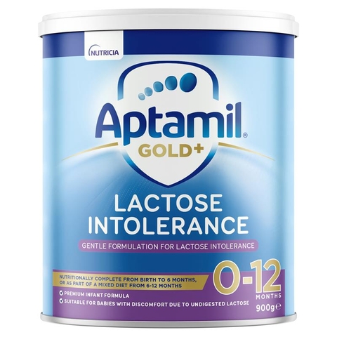 Aptamil Gold+ Lactose Intolerance Milk 900g (0-12 months)