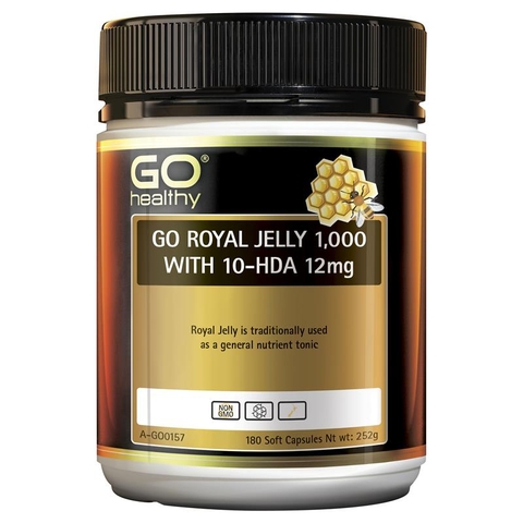 Go Healthy Go Royal Jelly 1000mg 180 tablets