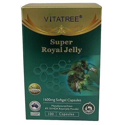 Australian Vitatree Super Royal Jelly 1600mg 100 tablets