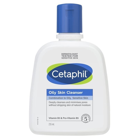 Cetaphil facial cleanser for oily and acne-prone skin Oily Skin Cleanser 235ml