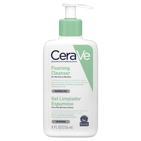 Cerave Foaming Cleanser for oily & normal skin 236ml