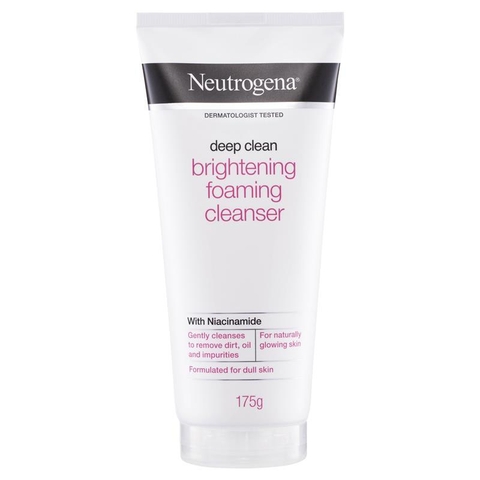Neutrogena Deep Clean Brightening Foaming Facial Cleanser 175g