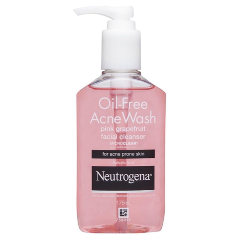 Neutrogena Oil Free Acne Wash Pink Cleanser 175ml