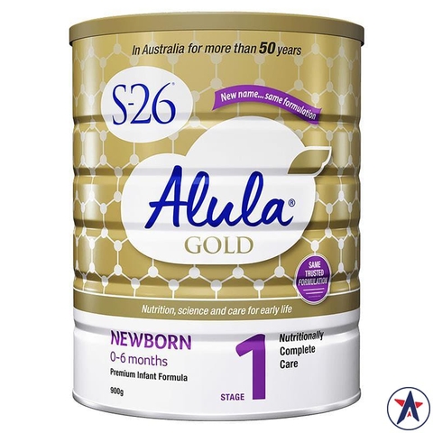 S26 Gold No. 1 Australian Alula Newborn Infant Milk 900g (0-6 months)