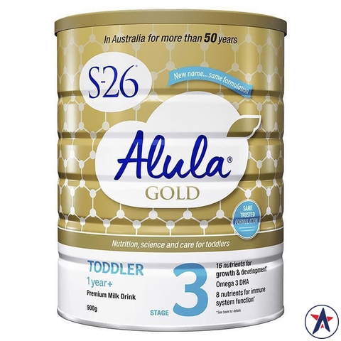 Australian S26 Gold No. 3 Alula Toddler milk 900g for children 1-3 years old