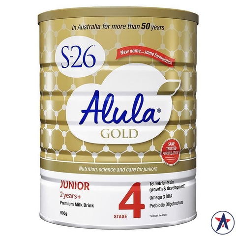 Australian S26 Gold No. 4 Alula Junior milk 900g for children over 2 years old