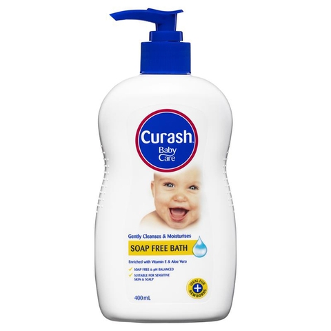 Curash Babycare Soap Free Bath non-foaming shampoo for babies 400ml