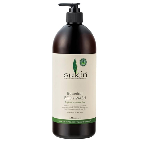 Sukin Botanical Body Wash herbal shower gel 1 liter