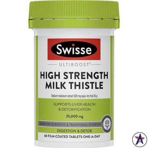 Swisse High Strength Milk Thistle liver detox 60 tablets