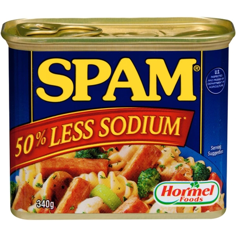 Low Salt Spam Ham Low Salt (50% Less Sodium) 340g