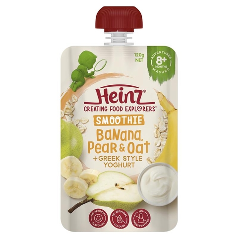 Heinz Banana & Oat Smoothie Greek Yoghurt Pouch 120g