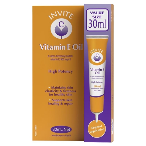 Invite E Vitamin E Pure Oil 30ml