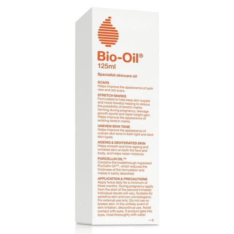 Bio Oil 125ml essential oil to treat stretch marks and fade scars