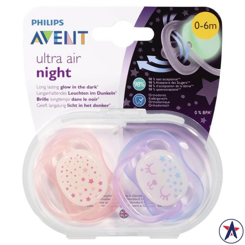 Avent Ultra Air Night Soother night pacifier for babies under 6 months