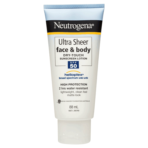 Neutrogena Ultra Sheer Face & Body Dry Touch sunscreen 88ml