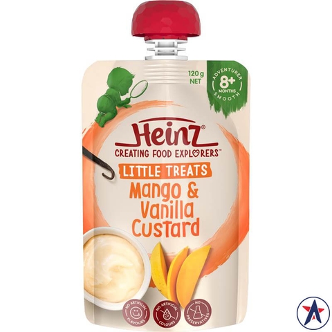 Scum Heinz milk for baby Mango & Vanilla Custard Pouch 120g