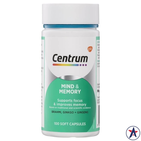 Centrum Mind & Memory memory enhancing brain supplements 100 tablets