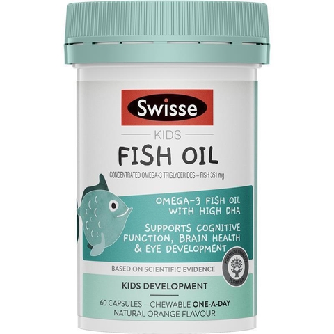 Australian Omega 3 fish oil for babies Swisse Kids Fish Oil 60 capsules