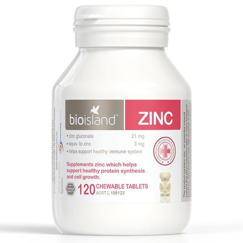Zinc for babies Bio Island Zinc Australia 120 tablets