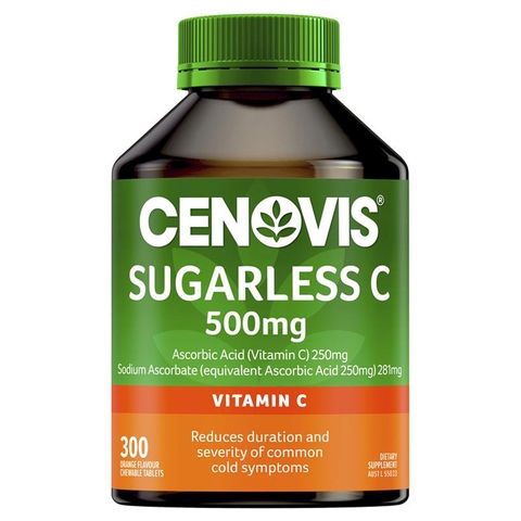 Cenovis Sugarless 500mg Vitamin C lozenges 300 tablets