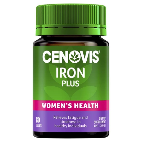 Cenovis Iron Plus Women's Health iron supplement pills 80 tablets