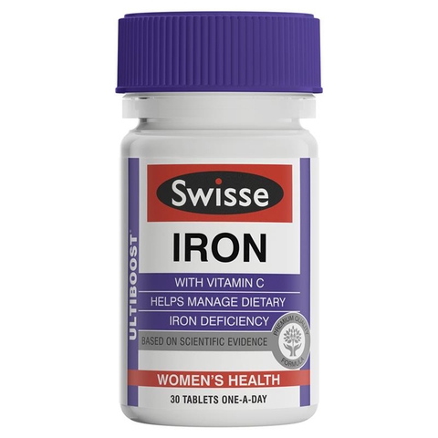 Swisse Ultiboost Iron Australian Iron supplement 30 tablets