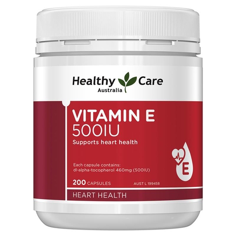 Australian Vitamin E Healthy Care 500IU 200 tablets