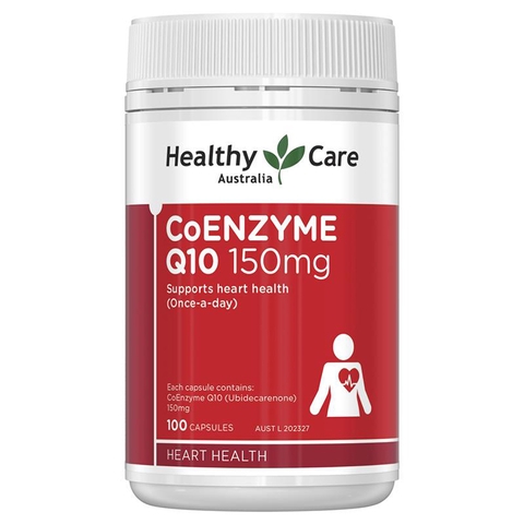 Healthy Care Coenzyme Q10 150mg Australian heart supplement 100 tablets